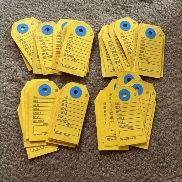 40 Raybestos Brakes Paperboard Dealership Key Tags - Picture 9 of 13